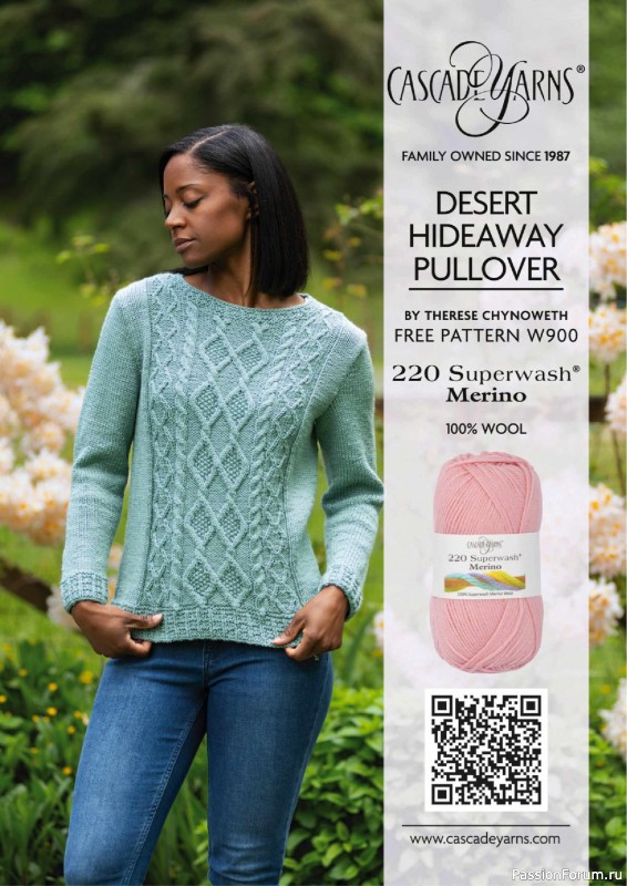 Вязаные проекты спицами в журнале «The Knitter №229 2026»