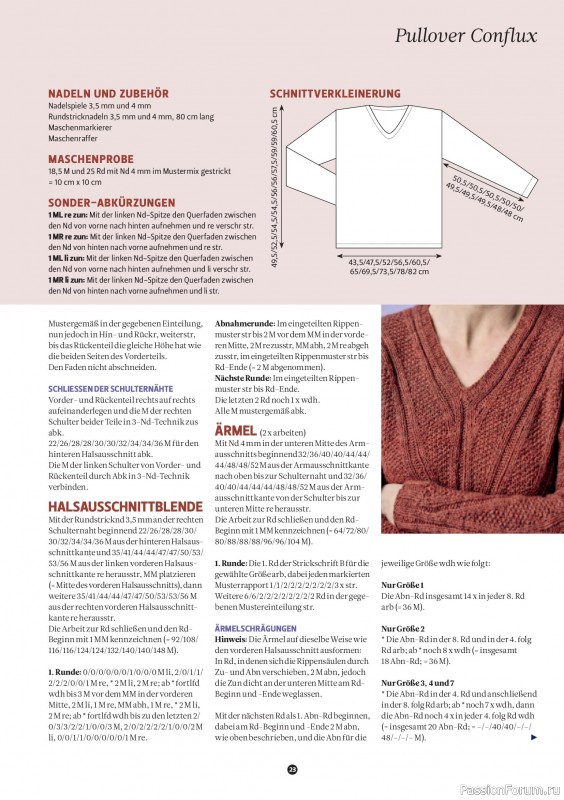 Вязаные проекты спицами в журнале &laquo;The Knitter №81 2026 Germany&raquo;