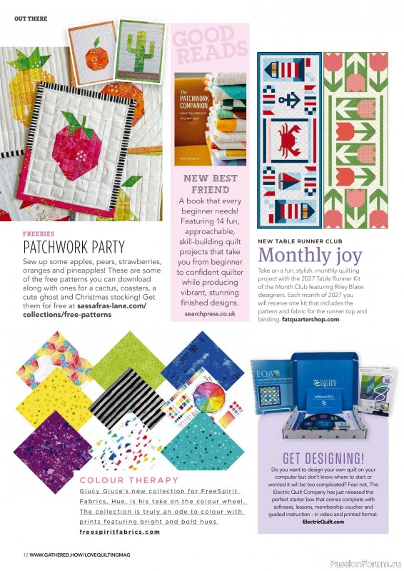 Коллекция проектов для рукодельниц в журнале &laquo;Love Patchwork & Quilting №163 2026&raquo;