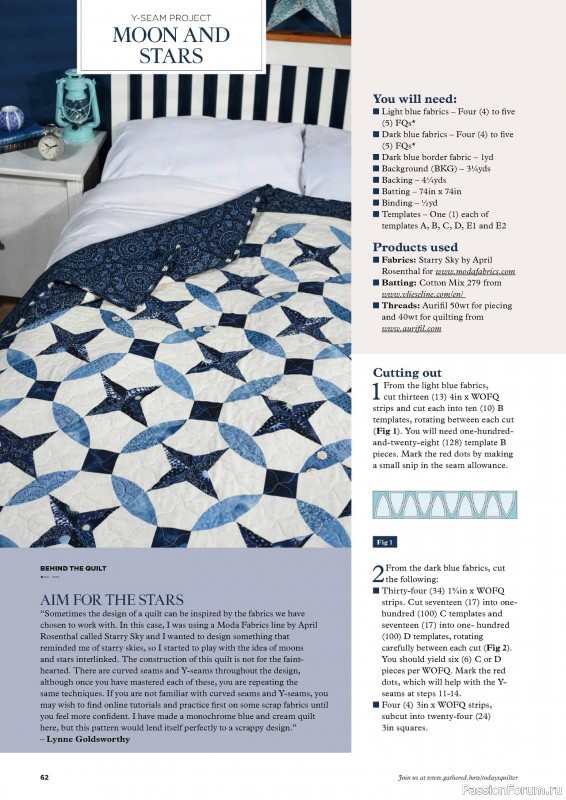 Коллекция проектов для рукодельниц в журнале «Todays Quilter №122 2024»