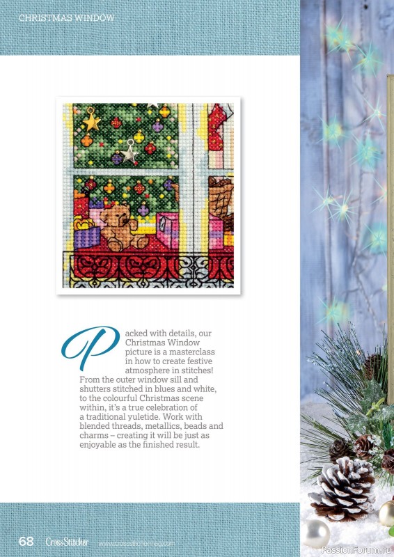 Коллекция вышивки в журнале «CrossStitcher №389 2022»