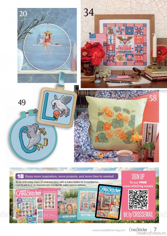 Коллекция вышивки в журнале &laquo;CrossStitcher №437 2026&raquo;