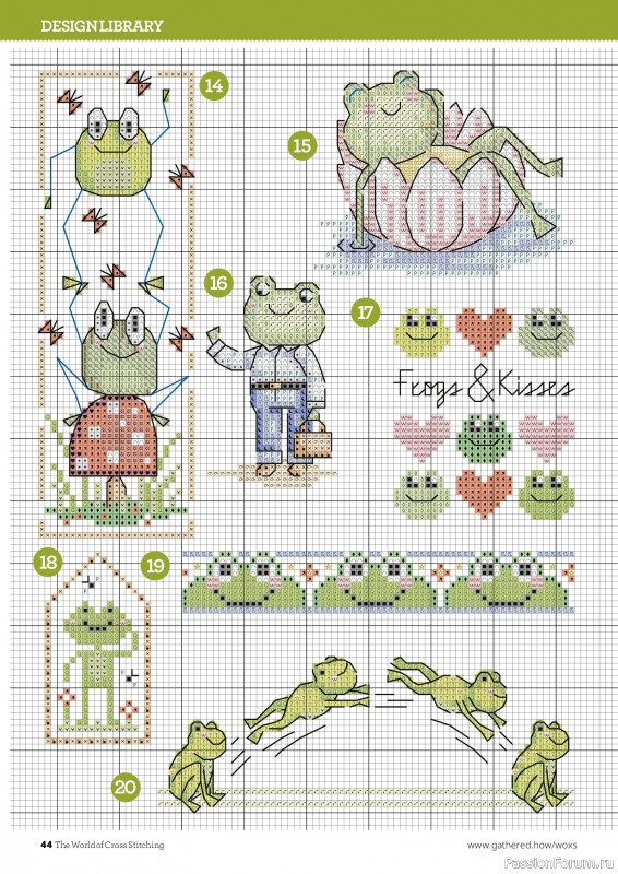Коллекция вышивки в журнале «The World of Cross Stitching №375 2026»