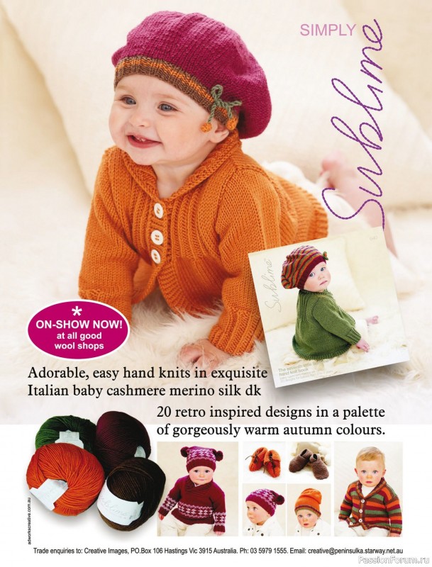 Вязаные модели для детей в журнале «Knitting Baby & Beyond №7 2025»