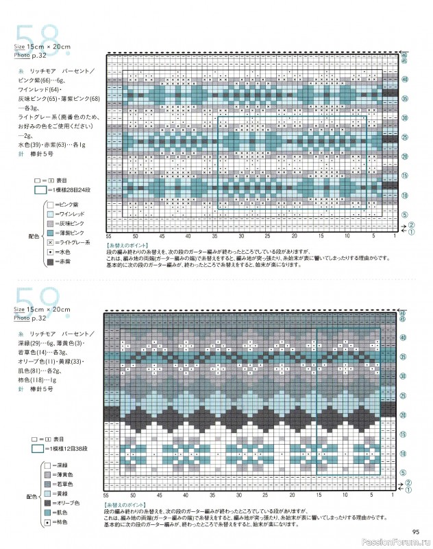 Вязаные модели в книге &laquo;The Knitting Patterns 136 - NV72178&raquo;