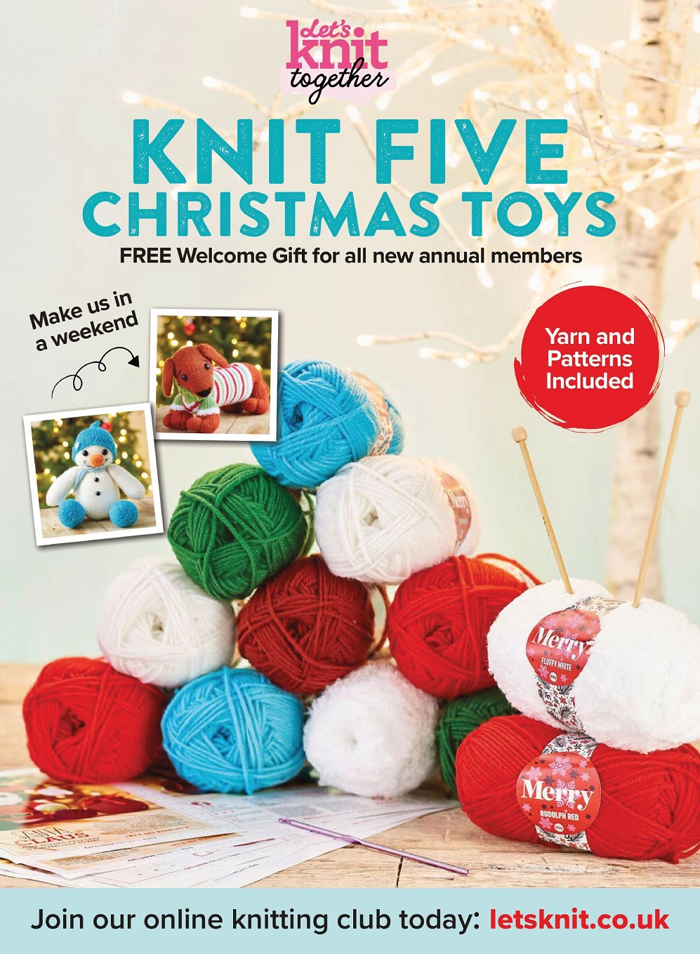 Для любителей вязания спицами. Let&#039;s Knit №177 2021