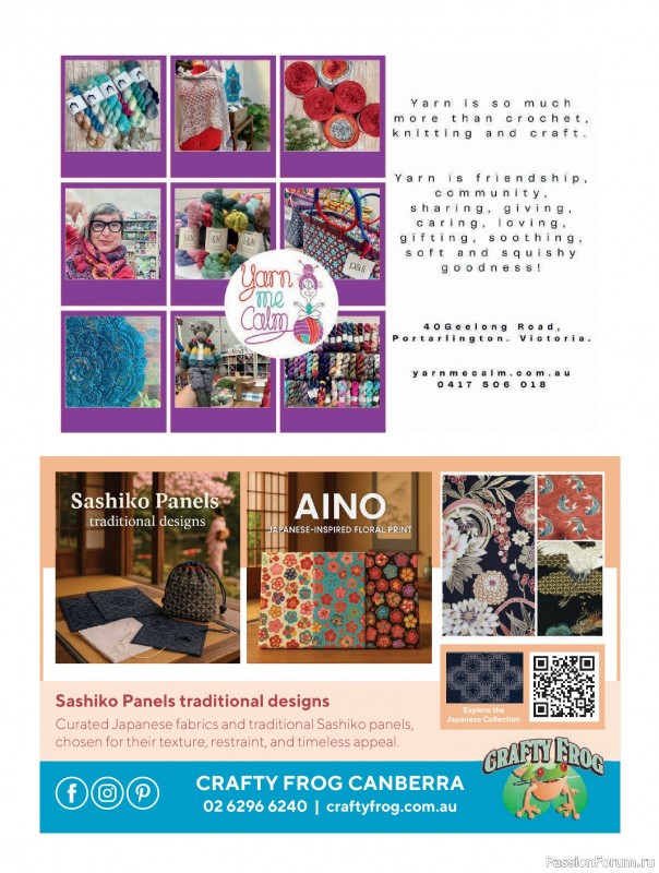 Коллекция проектов для рукодельниц в журнале &laquo;Australian Homespun №230 2026&raquo;