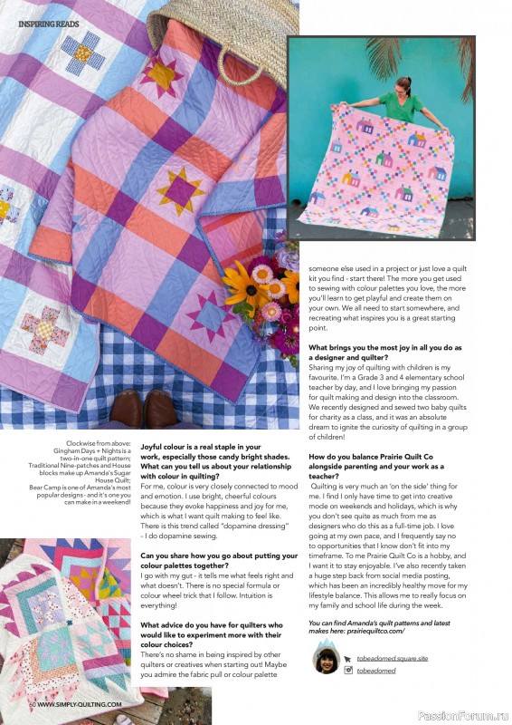 Коллекция проектов для рукодельниц в журнале &laquo;Love Patchwork & Quilting №166 2026&raquo;