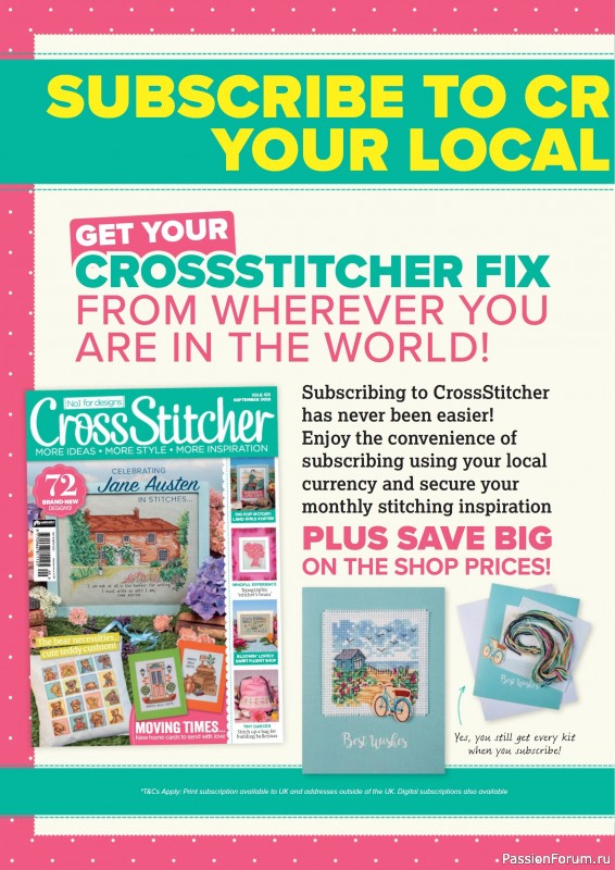 Коллекция вышивки в журнале «CrossStitcher №425 2025»