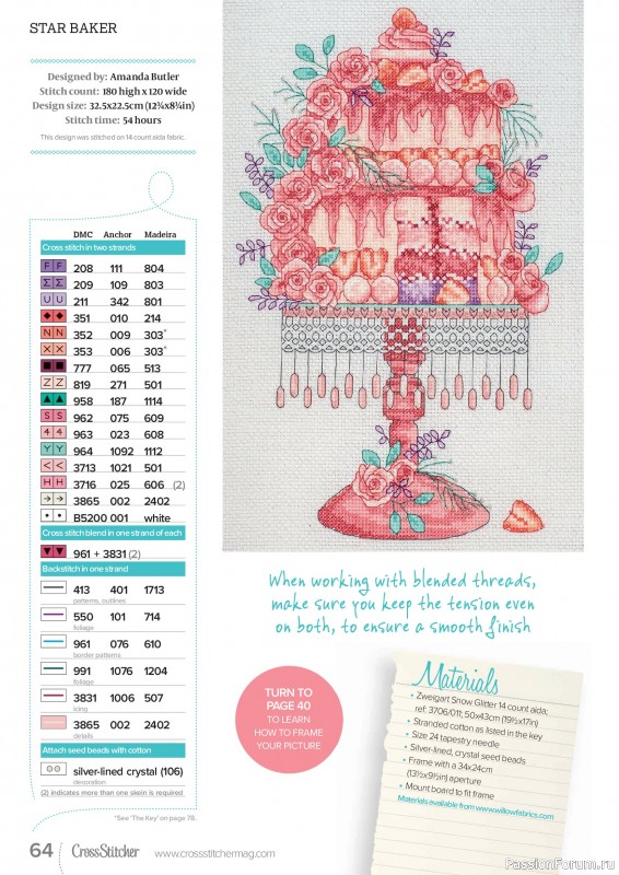 Коллекция вышивки в журнале &laquo;CrossStitcher №435 2026&raquo;
