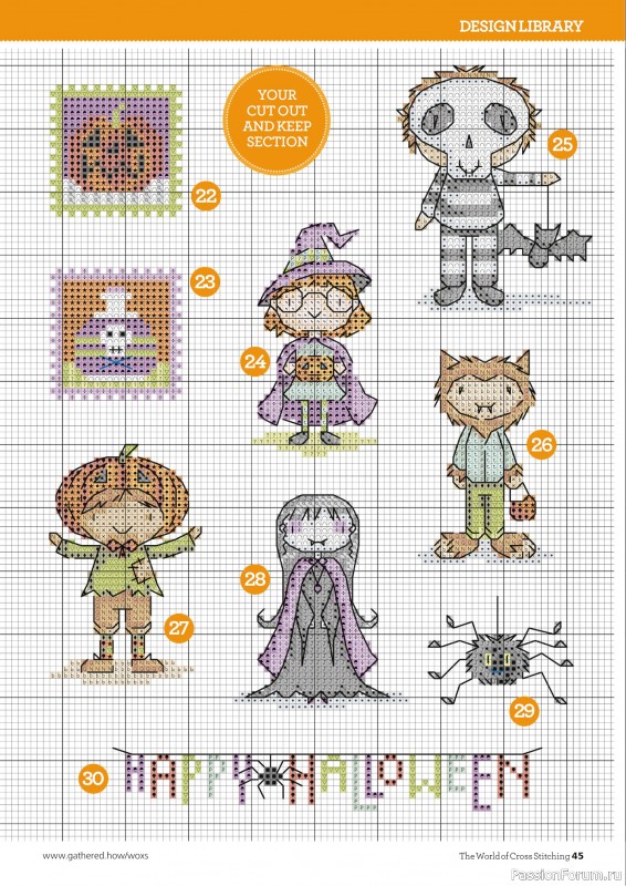 Коллекция вышивки в журнале «The World of Cross Stitching №363 2025»