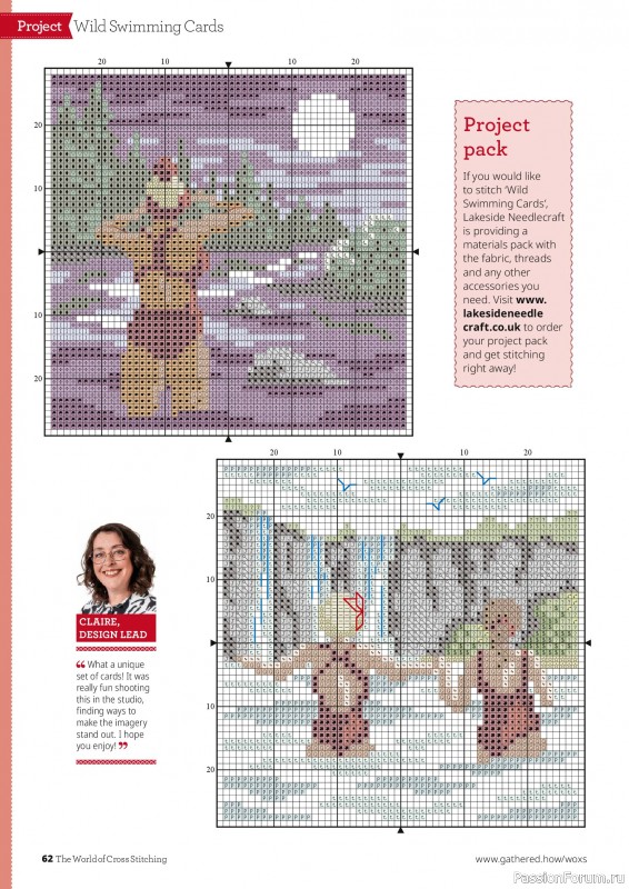Коллекция вышивки в журнале «The World of Cross Stitching №373 2026»