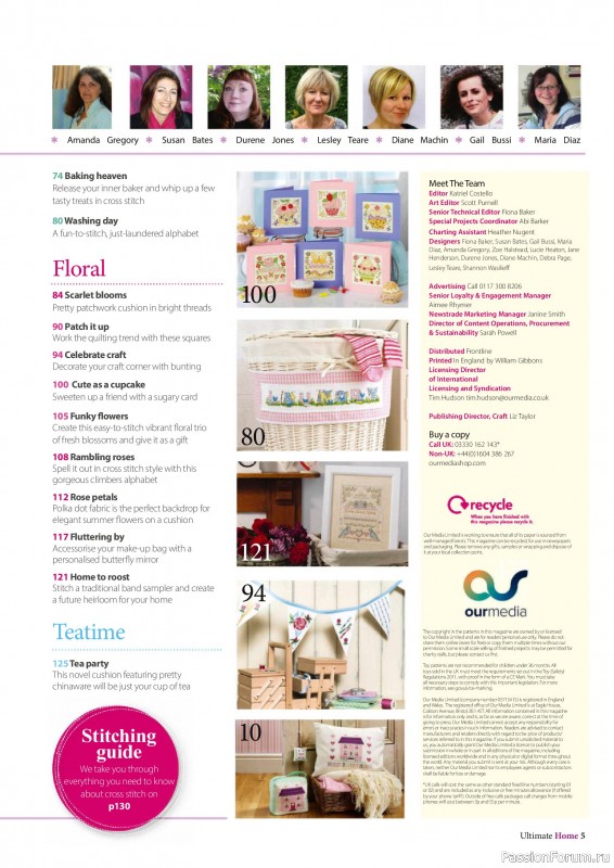 Коллекция вышивки в журнале &laquo;Ultimate CrossStitch &ndash; Home 2026&raquo;