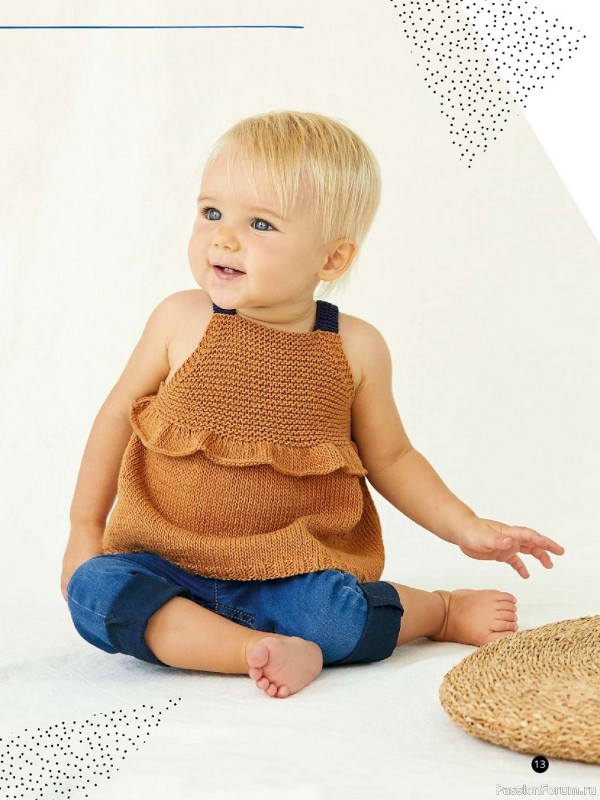 Вязаные модели для детей в журнале «Baby Maschenmode №54 2022»