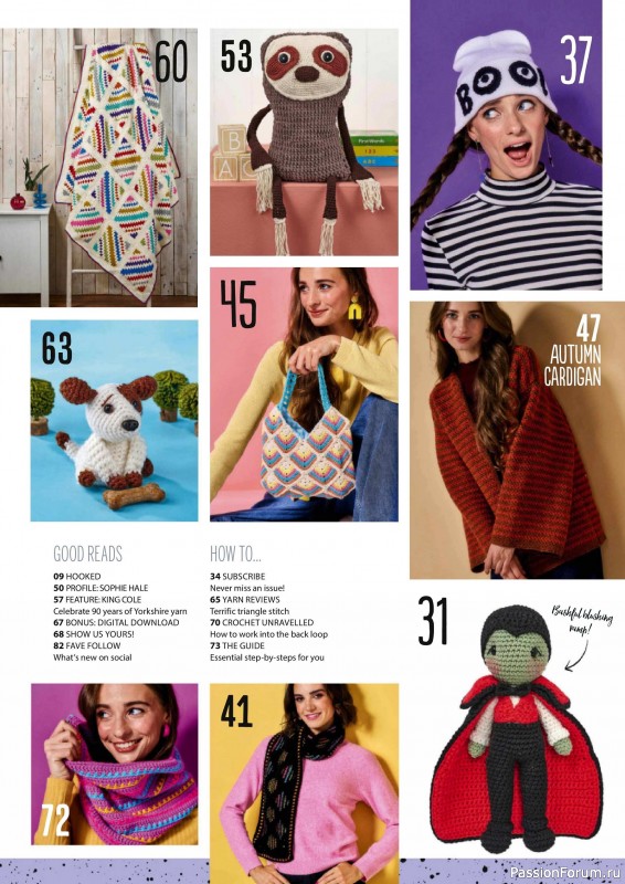 Вязаные проекты крючком в журнале «Simply Crochet №167 2025»