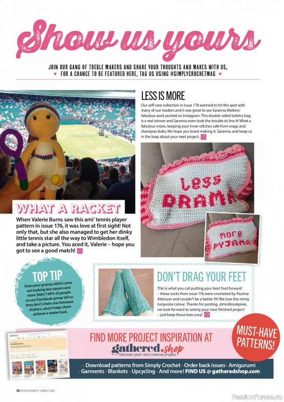 Вязаные проекты крючком в журнале &laquo;Simply Crochet №180 2026&raquo;