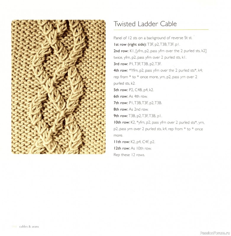 Вязаные проекты в книге «Cables & Aran Stitches-250 to Knit». Продолжение