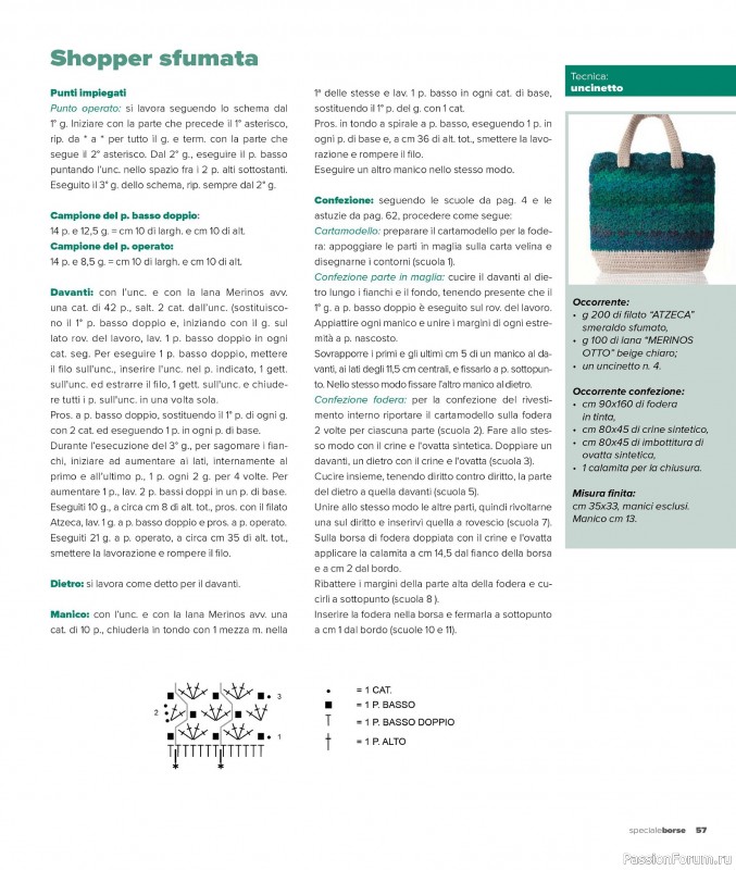 Вязаные проекты в журнале «Mani di Fata Speciale Borse - Dicembre 2025»