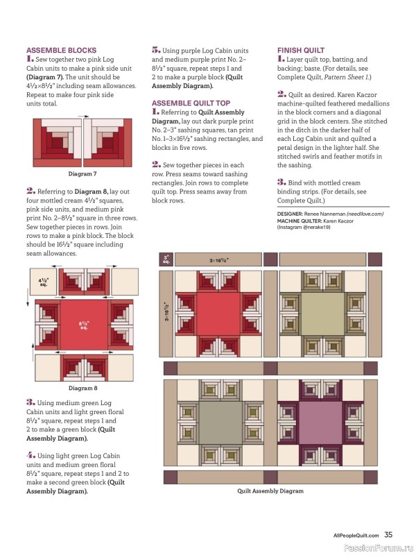 Коллекция проектов для рукодельниц в журнале &laquo;American Patchwork & Quilting №199 2026&raquo;