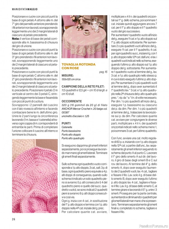 Коллекция проектов для рукодельниц в журнале &laquo;Mani di Fata - Maggio 2026&raquo;