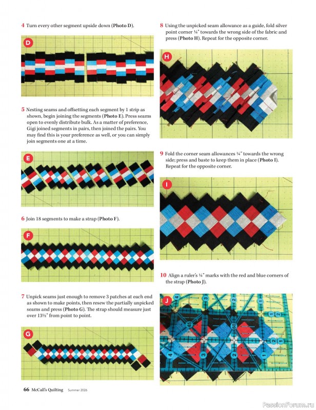 Коллекция проектов для рукодельниц в журнале &laquo;McCall's Quilting - Summer 2026&raquo;