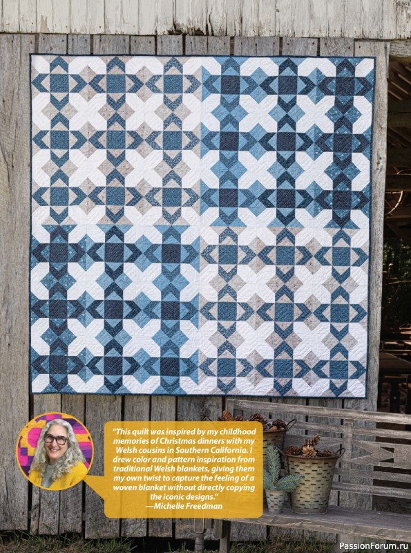 Коллекция проектов для рукодельниц в журнале «Quilter's World - Winter 2026»