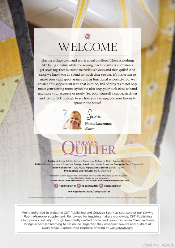Коллекция проектов для рукодельниц в журнале &laquo;Todays Quilter №139 2026&raquo;