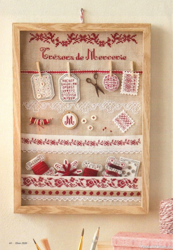 Коллекция вышивки в журнале &laquo;Creation Point de Croix №116 2026&raquo;