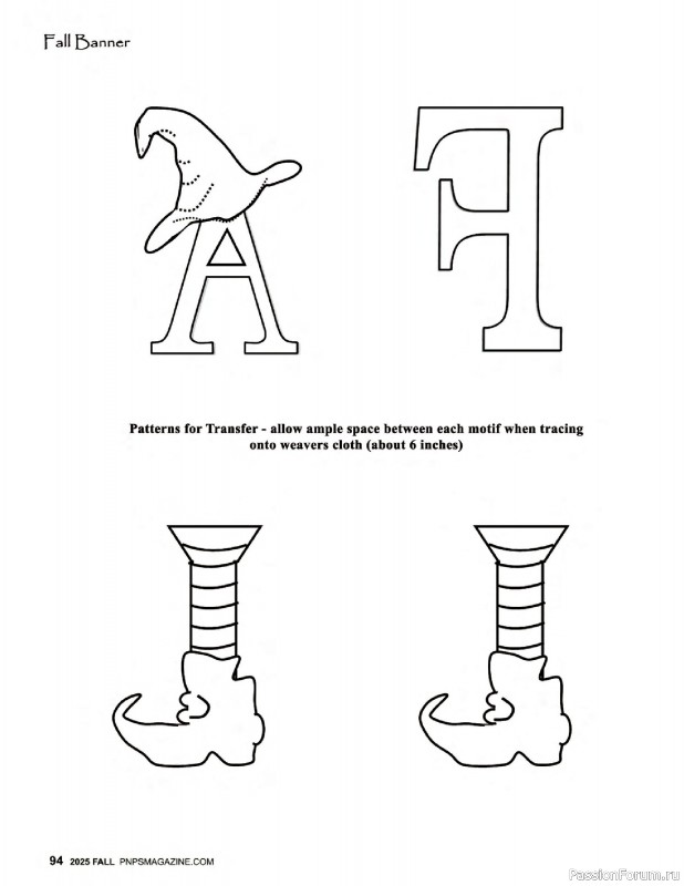Коллекция вышивки в журнале «Punch Needle & Primitive Stitcher – Fall 2025»
