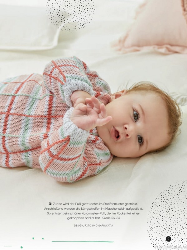 Вязаные модели для детей в журнале «Baby Maschenmode №52 2022»