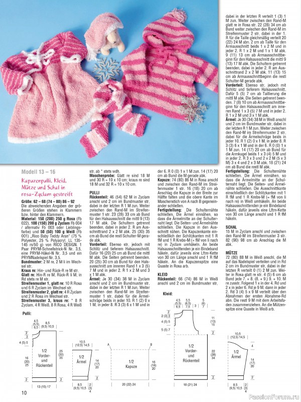 Вязаные модели для детей в журнале «Baby Strick №4 2025»