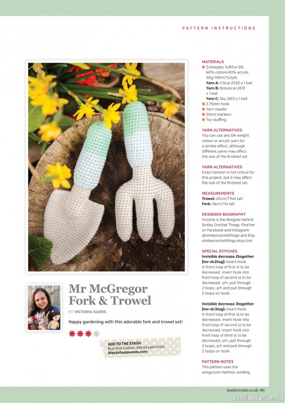 Вязаные проекты крючком в журнале &laquo;Inside Crochet №189 2026&raquo;