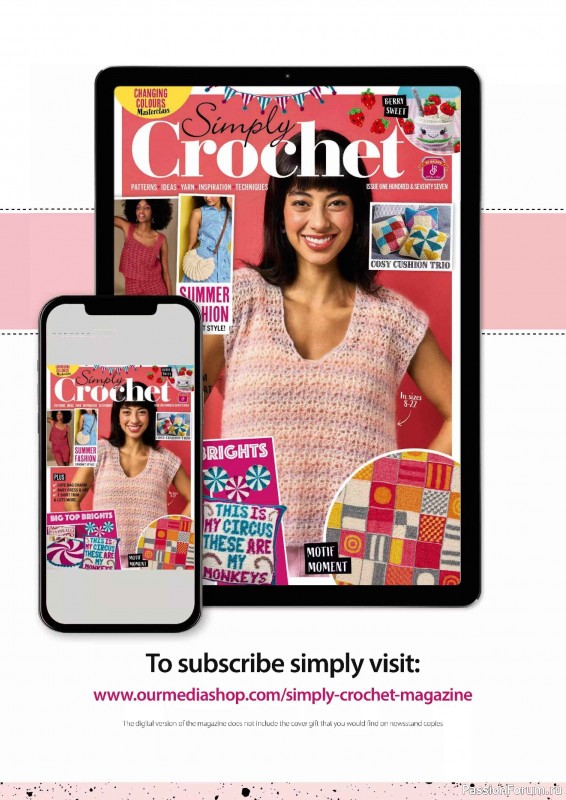 Вязаные проекты крючком в журнале «Simply Crochet №177 2026»