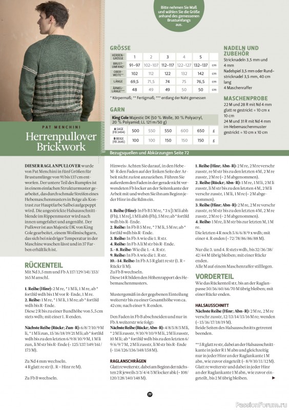 Вязаные проекты спицами в журнале &laquo;The Knitter №80 2026 Germany&raquo;