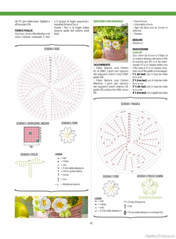 Вязаные проекты в журнале «L'uncinetto di Gio №42 2024»