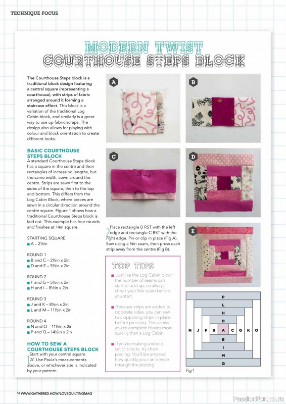 Коллекция проектов для рукодельниц в журнале «Love Patchwork & Quilting №152 2025»
