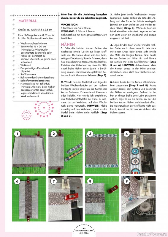 Коллекция проектов для рукодельниц в журнале &laquo;Patchwork Magazin Spezial №51 2026&raquo;