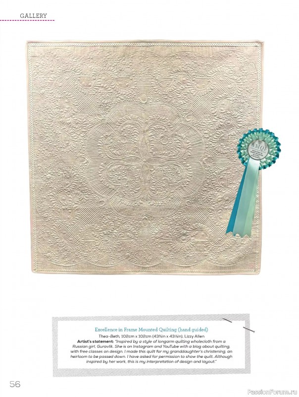 Коллекция проектов для рукодельниц в журнале «Quilters Companion №134 2025»