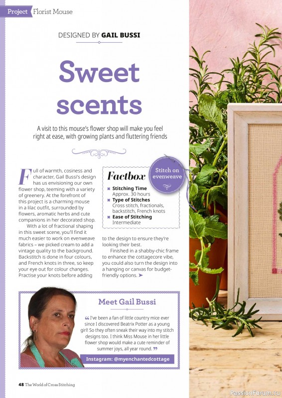 Коллекция вышивки в журнале &laquo;The World of Cross Stitching №372 2026&raquo;