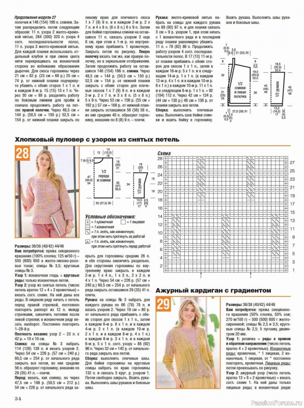 Вязаные модели в журнале «Сабрина №8 2025»