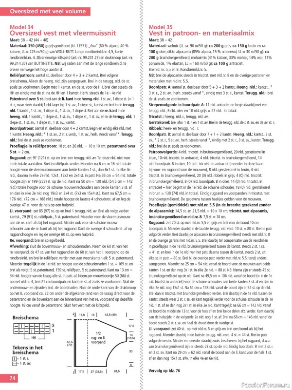 Вязаные модели в журнале «Sandra Mode №61 2023»