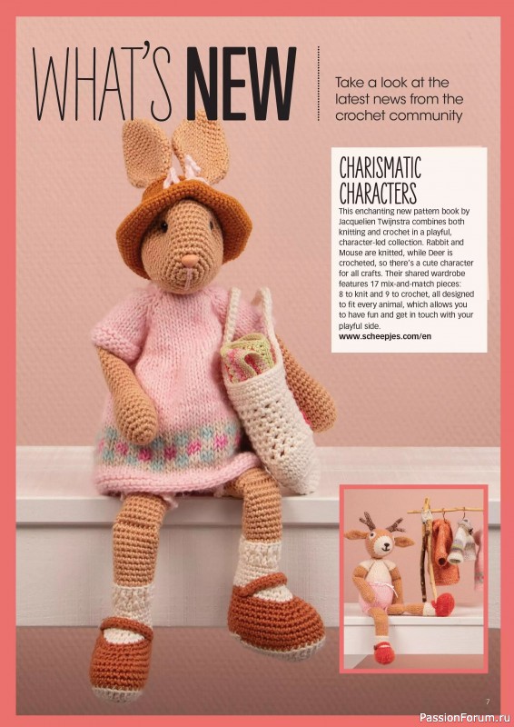Вязаные проекты крючком в журнале «Crochet Now №124 2025»