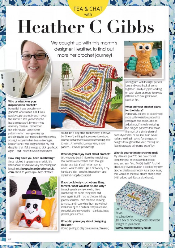 Вязаные проекты крючком в журнале «Crochet Now №127 2025»