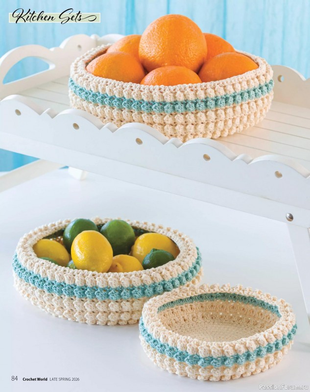 Вязаные проекты крючком в журнале &laquo;Crochet World Specials - Late Spring 2026&raquo;