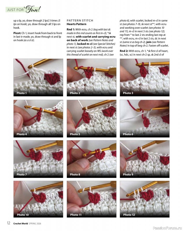 Вязаные проекты крючком в журнале &laquo;Crochet World - Spring 2026&raquo;