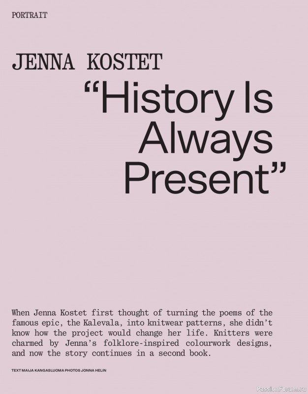 Вязаные проекты спицами в журнале «Laine Magazine №22 2024 Autumn»