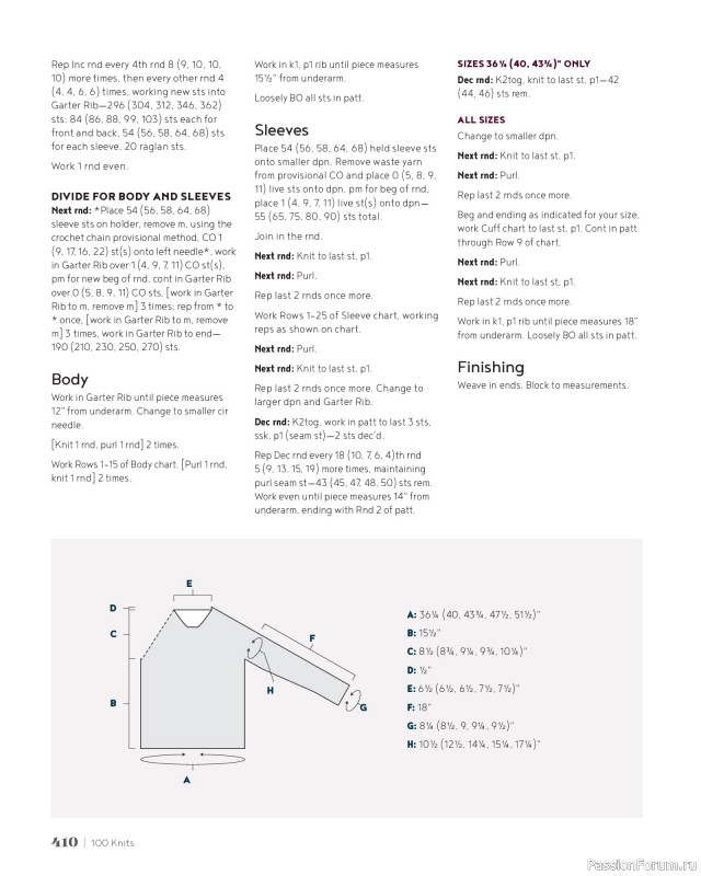 Вязаные проекты в книге &laquo;100 Knits: Interweave's Ultimate Pattern Collection&raquo;. Часть 4