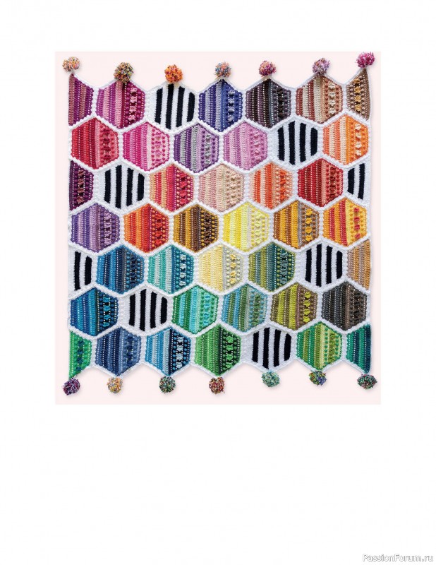 Вязаные проекты в книге «Crochet Modular Blankets»