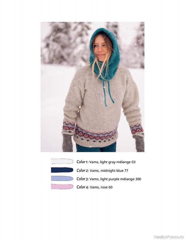 Вязаные проекты в книге «Happy Nordic Knits»