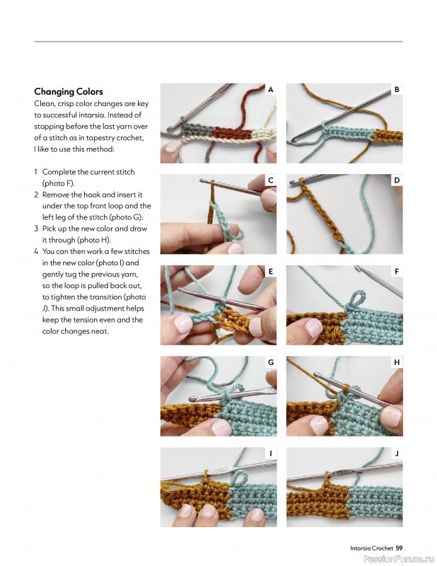 Вязаные проекты в книге «Modern Guide to Colorwork Crochet».